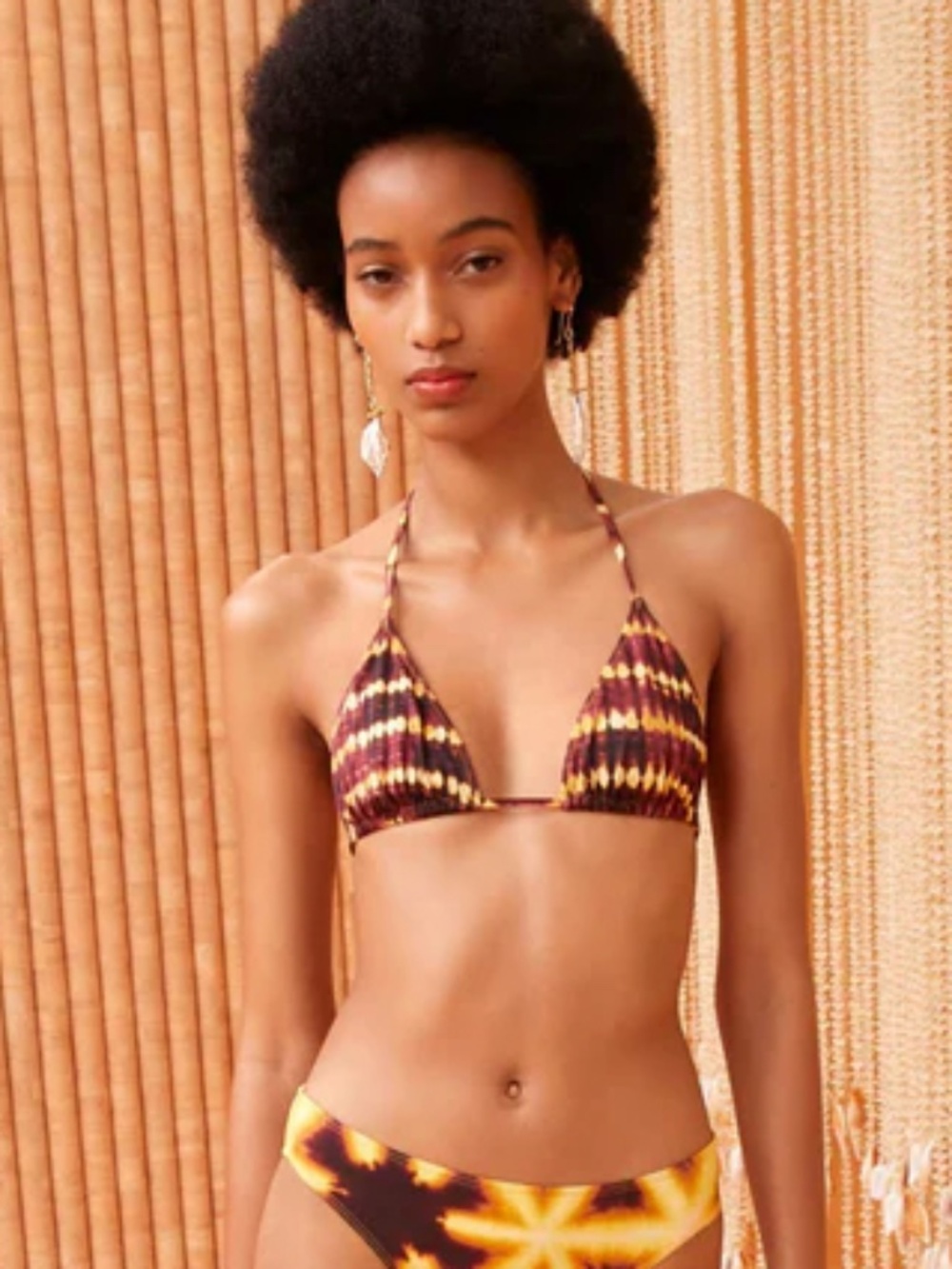 Ulla Johnson Tie-Dye Maya Bikini Top
